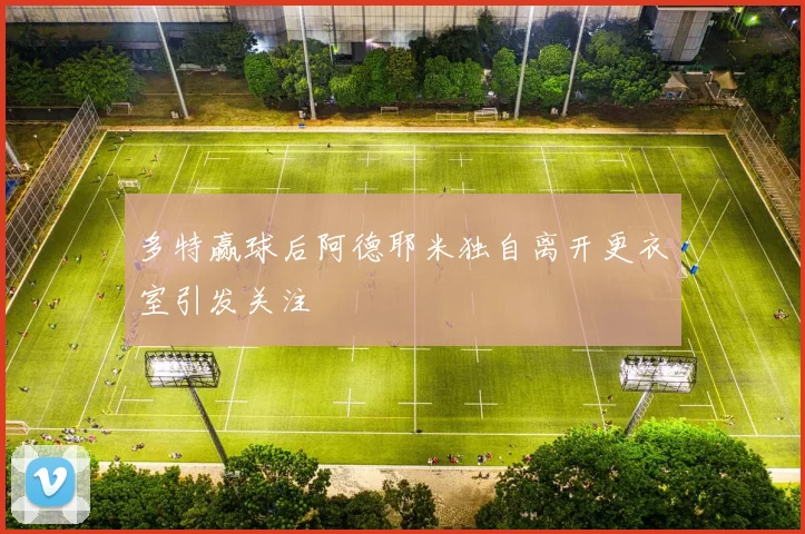 多特赢球后阿德耶米独自离开更衣室引发关注